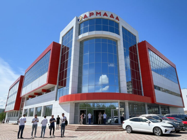 В Мирном состоялось открытие нового ТРЦ «Армада»